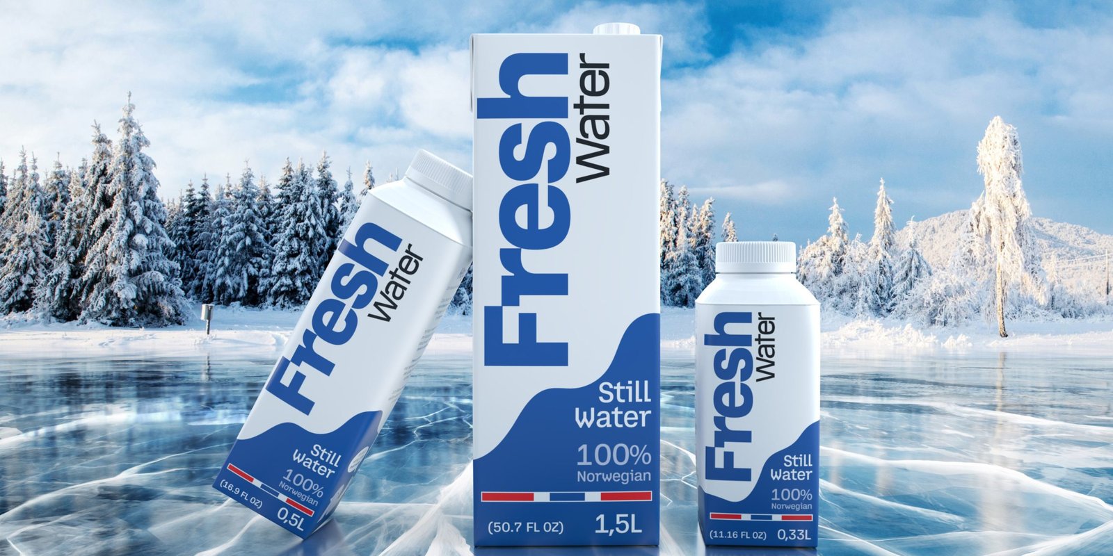 Eco-Friendly Superyacht Water / Sustainable Water Cartons / High-Quality Sustainable Water